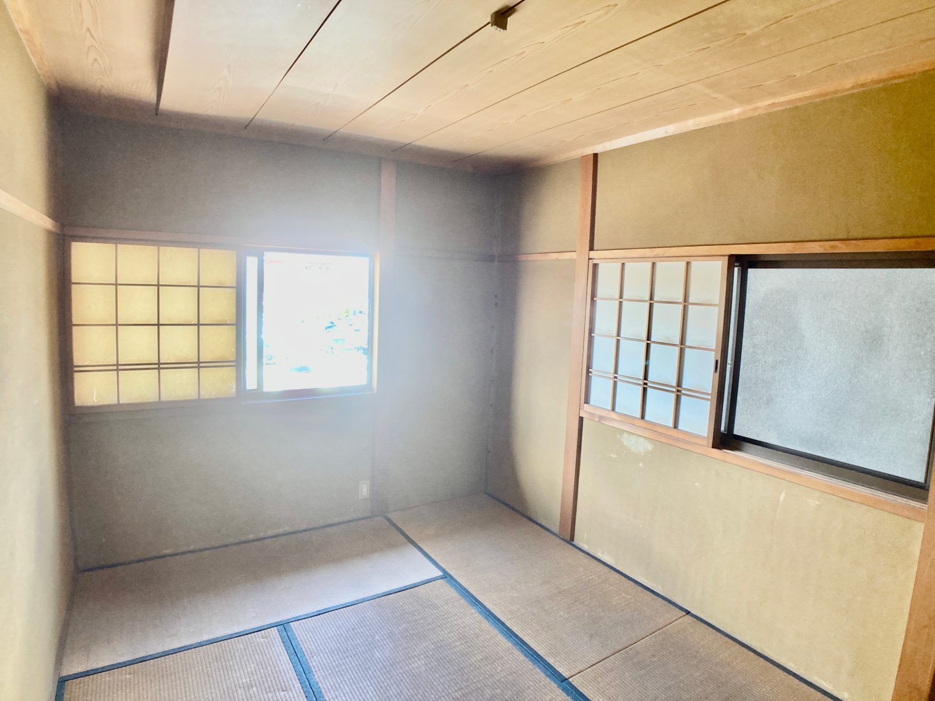 格天井の和モダンリビング（Before（再生前） 写真7）